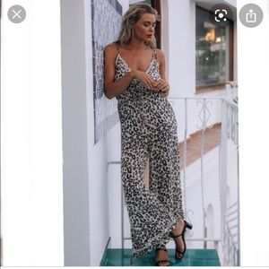 💥CLEARANCE!!💥 Spell Designs Bohdi  Leopard Jumpsuit Pantsuit